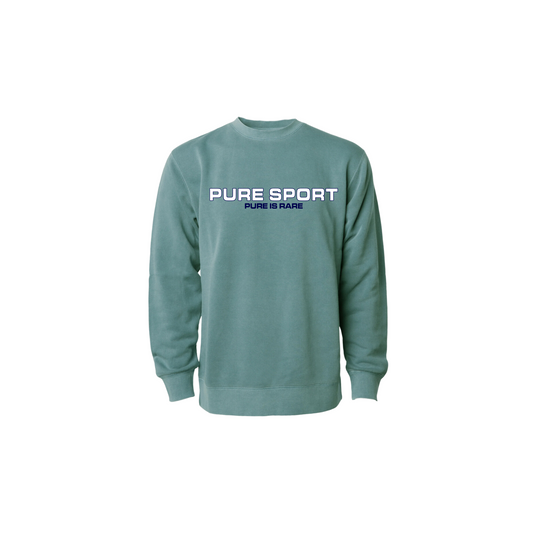 "PURE SPORT" SWEATSHIRT- ALPINE GREEN