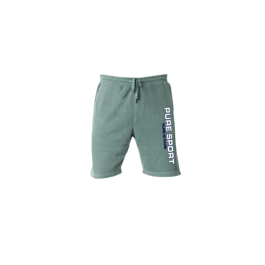 "PURE SPORT" SHORTS= ALPINE GREEN