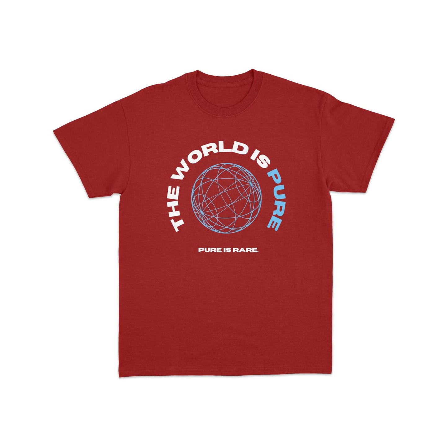 “PURE WORLD” TEE - RED