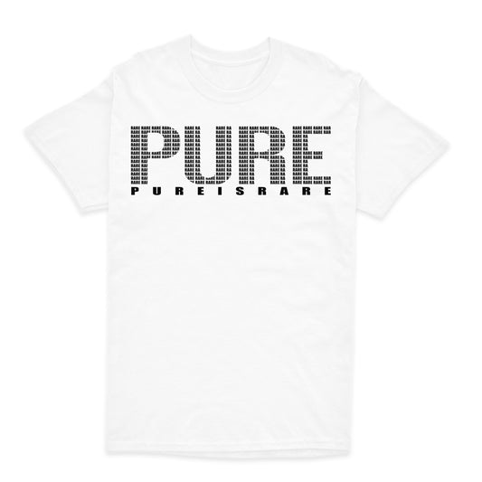 "PURE EVERYTHING" T-SHIRT- WHITE/BLACK